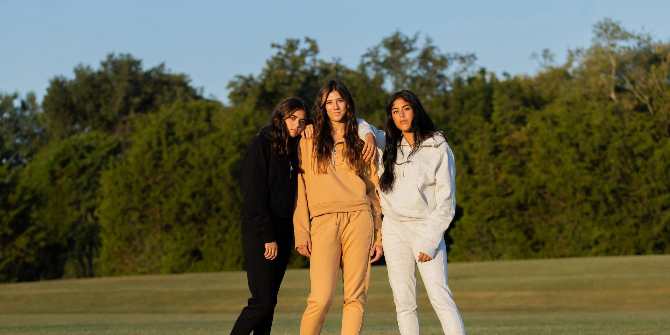 Image of 3 girls wearing Fearless Fleece sets.