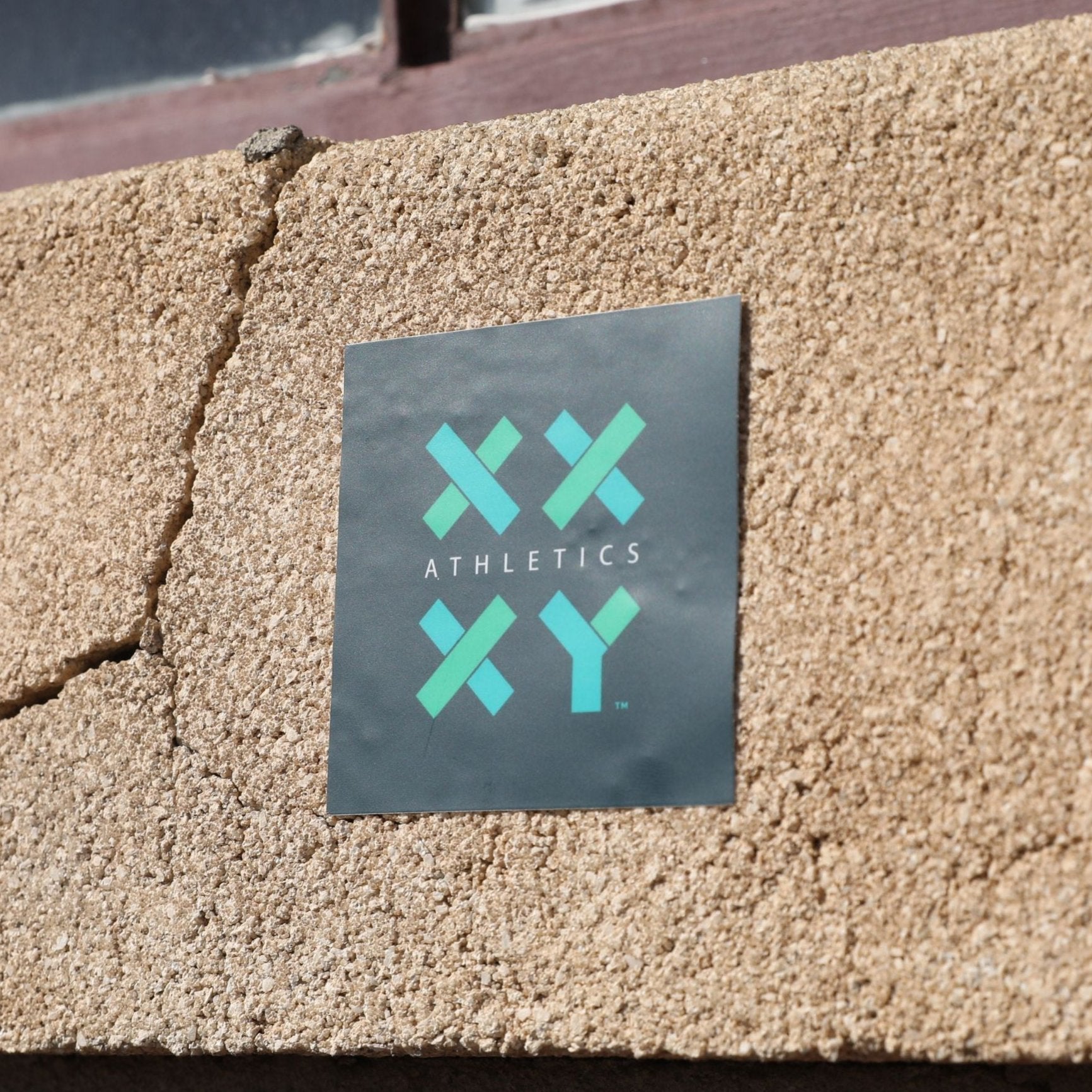 XX-XY Athletics Logo Sticker for water bottles, laptops, and gear